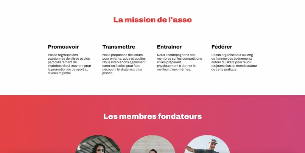 Les missions de l'association Riding Cities