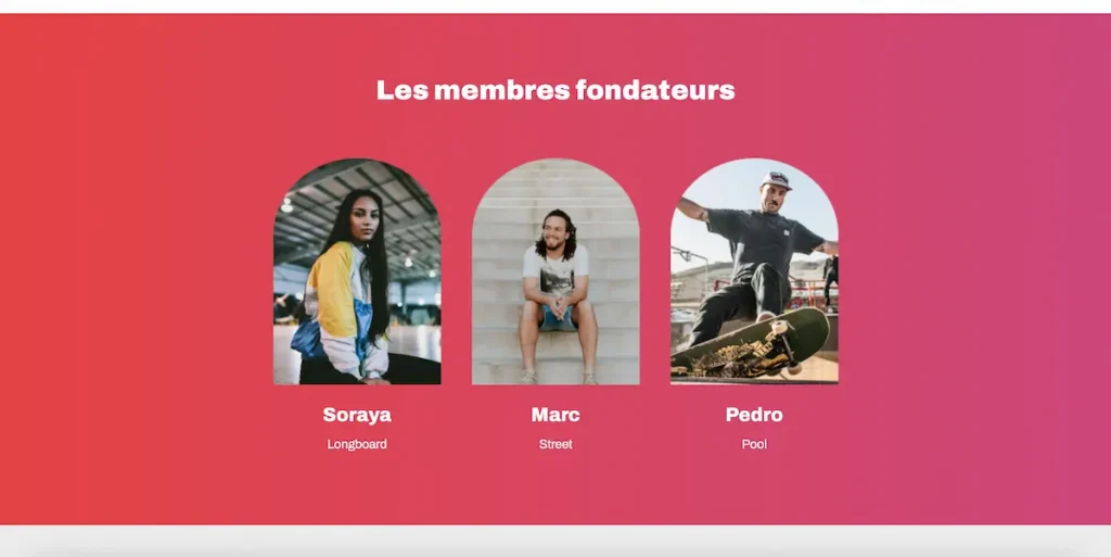 Les membres fondateurs